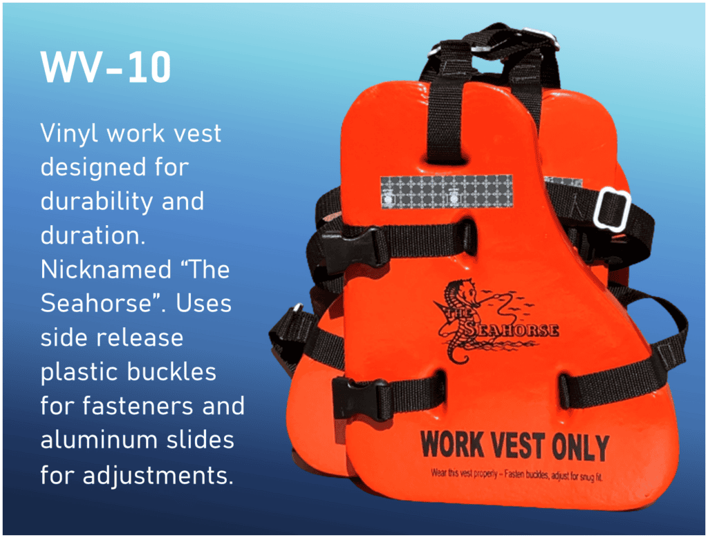 TaylorTec "The Seahorse" Vinyl Work Vest - WV-10