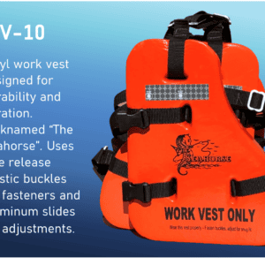 TaylorTec "The Seahorse" Vinyl Work Vest - WV-10