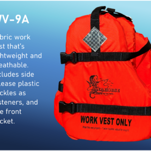 TaylorTec Lightweight Nylon Work Vest - WV-9A