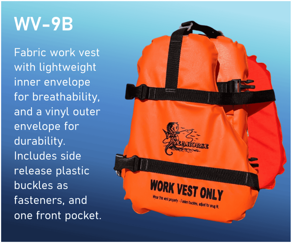 TaylorTec Vinyl & Nylon Combo Work Vest - WV-9B