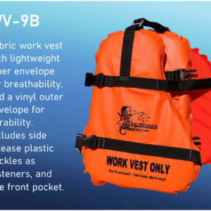 TaylorTec Vinyl & Nylon Combo Work Vest - WV-9B