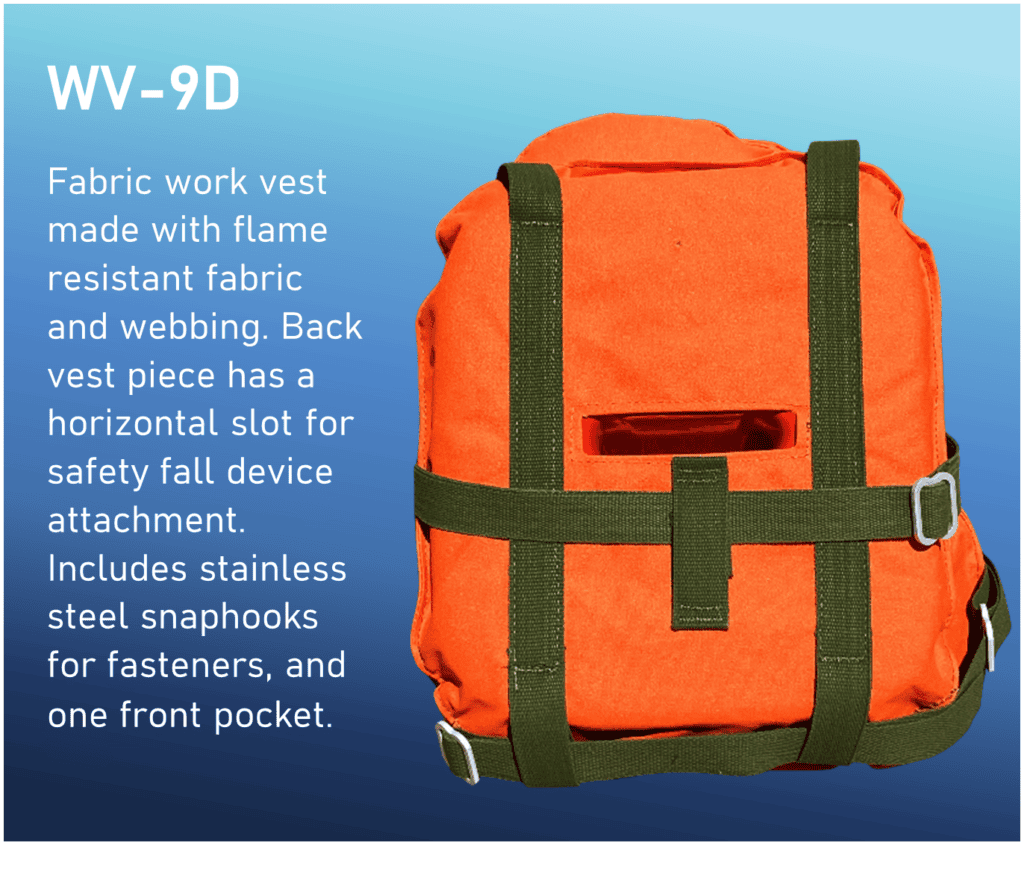 TaylorTec Welding Safety Fall Work Vest - WV-9D