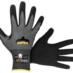 SAS Safety Corp Raven® SafeCut™ A9 Micro Foam Nitrile Palm Glove - 12 Pack