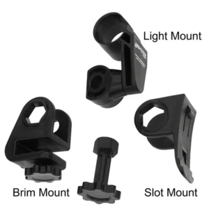 Nightstick Multi-Angle Helmet Mount for Accessory Slot or Brim