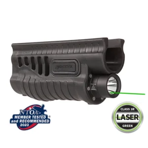 Nightstick Shotgun Forend Light w/ Green Laser for Remington® 870/TAC-14