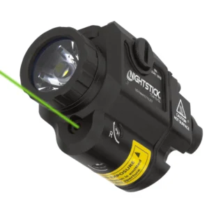 Nightstick Compact Weapon-Mounted Light w/ Green Laser