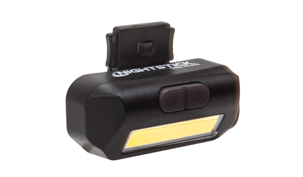 Nightstick Multi-Flood USB Gear Light w/ Secure Clasp for Molle/Vest Straps - Black