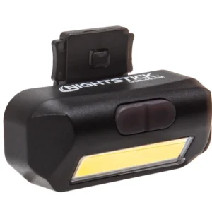 Nightstick Multi-Flood USB Gear Light w/ Secure Clasp for Molle/Vest Straps - Black