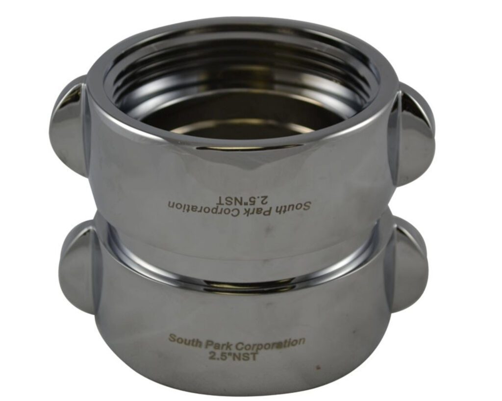 South Park Corp. DF-44 Double Female Connection, Three Piece Rocker Lug