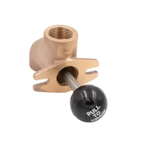 South Park Corp. DV-72F Push-Pull Drain Valve w/ Flange